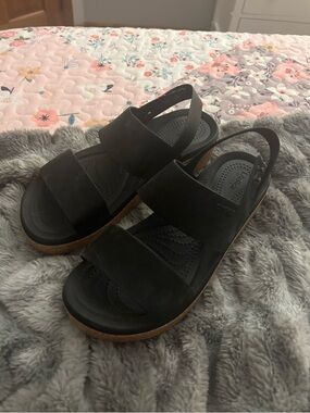 Crocs Brooklyn cork low wedge
